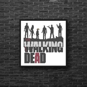 The Walking‎ Dead Zombie Counted Cross Stitch Kit